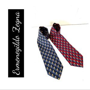 Ermenegildo Zegna  two ties